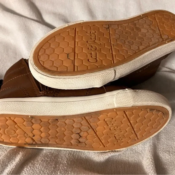 Cat & Jack Brown High-Top Sneakers - Picture 7 of 10